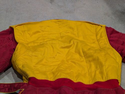 Simpson Red & Yellow Racing Suit "Jeff Underwood" Goodys Dash Series (184), US $129.99, image 5
