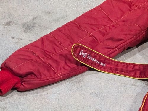 Simpson Red & Yellow Racing Suit "Jeff Underwood" Goodys Dash Series (184), US $129.99, image 10