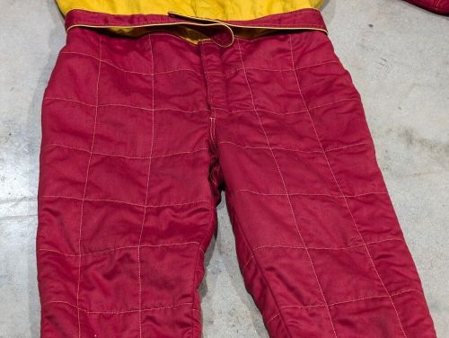 Simpson Red & Yellow Racing Suit "Jeff Underwood" Goodys Dash Series (184), US $129.99, image 21