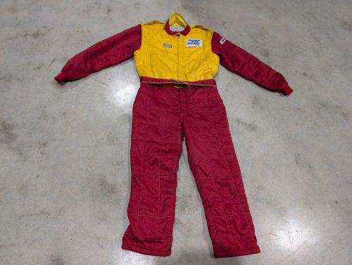 Simpson Red & Yellow Racing Suit "Jeff Underwood" Goodys Dash Series (184), US $129.99, image 24