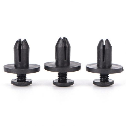 50pcs 6 mm Auto Car Bumper Fender Retainer Push Black Plastic Clips Fasten~NA Sp, C $3.37, image 5
