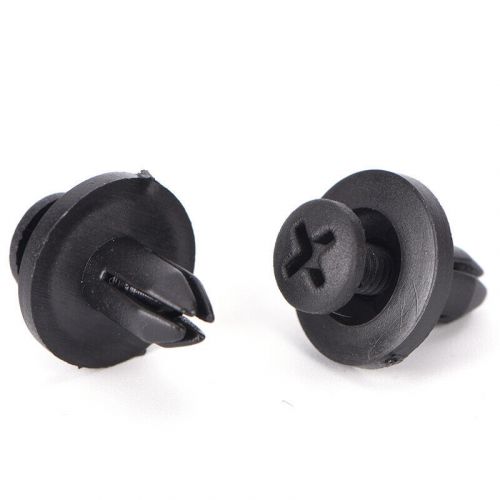 50pcs 6 mm Auto Car Bumper Fender Retainer Push Black Plastic Clips Fasten~NA Sp, C $3.37, image 9
