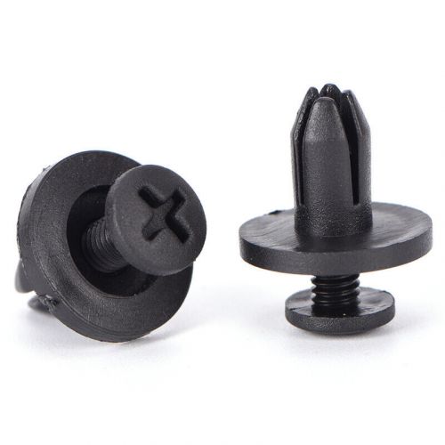 50pcs 6 mm Auto Car Bumper Fender Retainer Push Black Plastic Clips Fasten~NA Sp, C $3.37, image 10