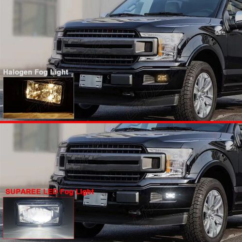 Pair 6000K Rectangular LED Fog Lights Assembly For Ford F150 2015 - 2019 2020, US $108.56, image 4