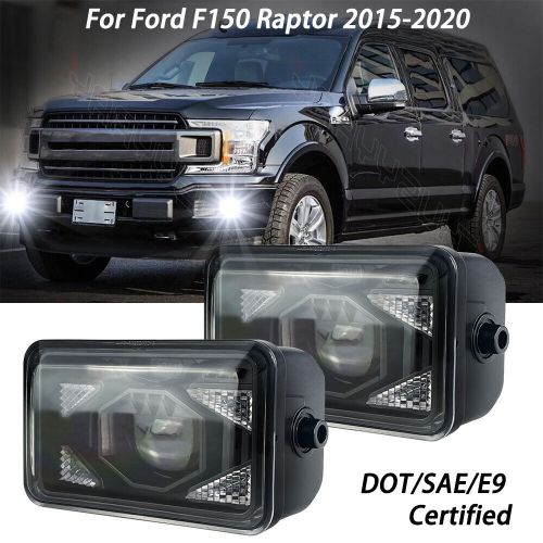 Pair 6000K Rectangular LED Fog Lights Assembly For Ford F150 2015 - 2019 2020, US $108.56, image 13