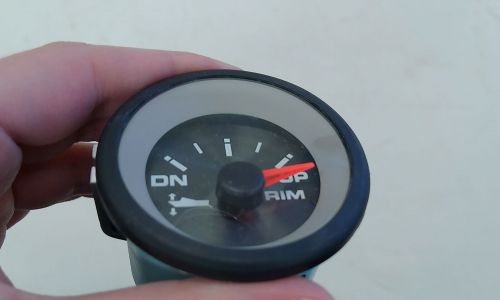 TELEFLEX TRIM GAUGE 2" 70154F BLACK MARINE BOAT, US $24.95, image 10