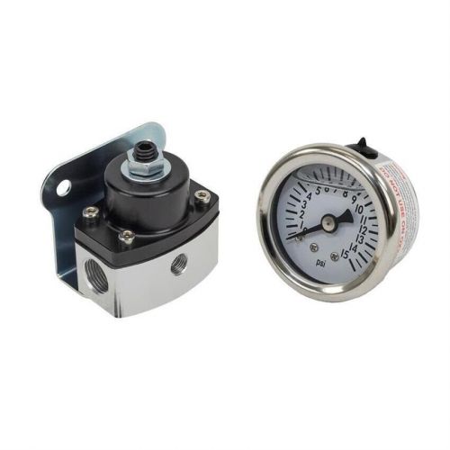 Speedway Fuel Pressure Regulator 5-12 psi & Gauge 0-15 psi, US $89.87, image 2