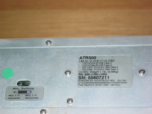 FILSER ATR-500 VHF COM RADIO ! FUNKE ATR 500 TRANSCEIVER AR4201 M760 FSG71M XCOM, US $495.00, image 6