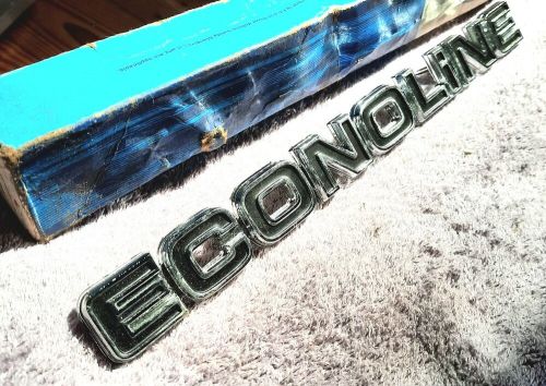 NOS 75-79 Ford Econoline Van Camper Nameplate Emblem Fender Badge D5UZ-1125622-E, US $40.00, image 8