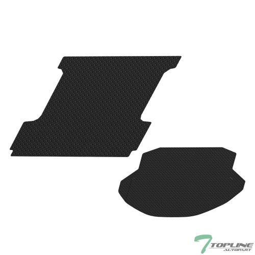 Tlaps for 2022-2024 f150 lightning 5.6&#039; rubber front+rear truck bed mat - black