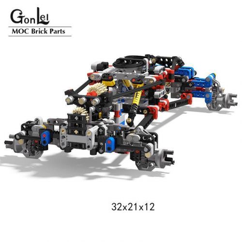 New Technical 4wd Off-road Front Suspension System Moc Parts Kit RC Bricks, US $65.99, image 10