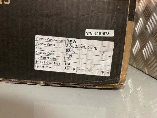 BC Racing Coilovers BMW 3 Series 92-98 I-01-BR-RA 6/8kg.mm Brand New Box Open, US $, image 17