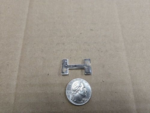 Oem "h" chrome individual letter lettering emblem badge logo nameplate insignia
