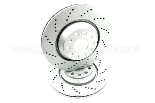 FOR VW TIGUAN R 2.0 R DRILLED FRONT REAR BRAKE DISCS PADS SENSOR 357mm 310mm, US $, image 5