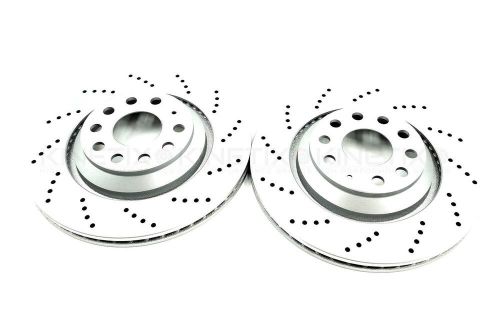 FOR VW TIGUAN R 2.0 R DRILLED FRONT REAR BRAKE DISCS PADS SENSOR 357mm 310mm, US $, image 7