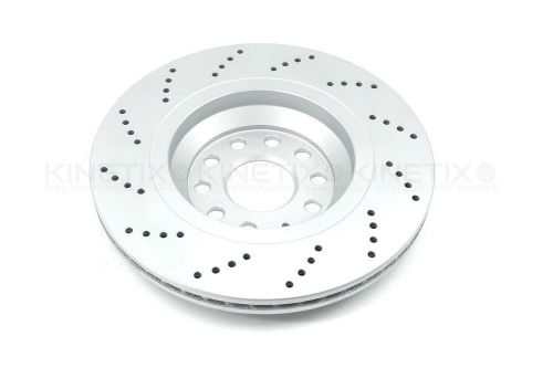 FOR VW TIGUAN R 2.0 R DRILLED FRONT REAR BRAKE DISCS PADS SENSOR 357mm 310mm, US $, image 11