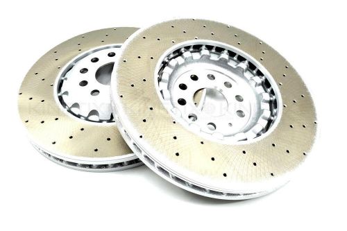 FOR VW TIGUAN R 2.0 R DRILLED FRONT REAR BRAKE DISCS PADS SENSOR 357mm 310mm, US $, image 17