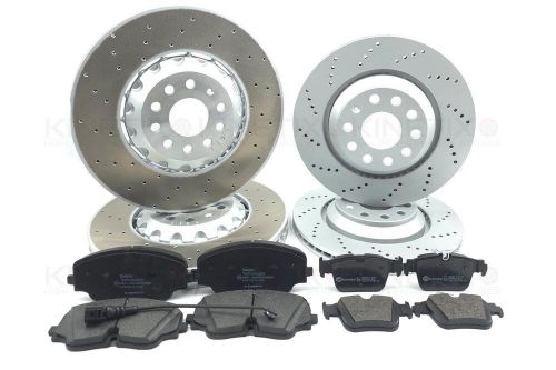 FOR VW TIGUAN R 2.0 R DRILLED FRONT REAR BRAKE DISCS PADS SENSOR 357mm 310mm, US $, image 20