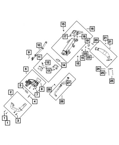 Genuine Mopar Egr Tube 4627605AB, US $96.13, image 5