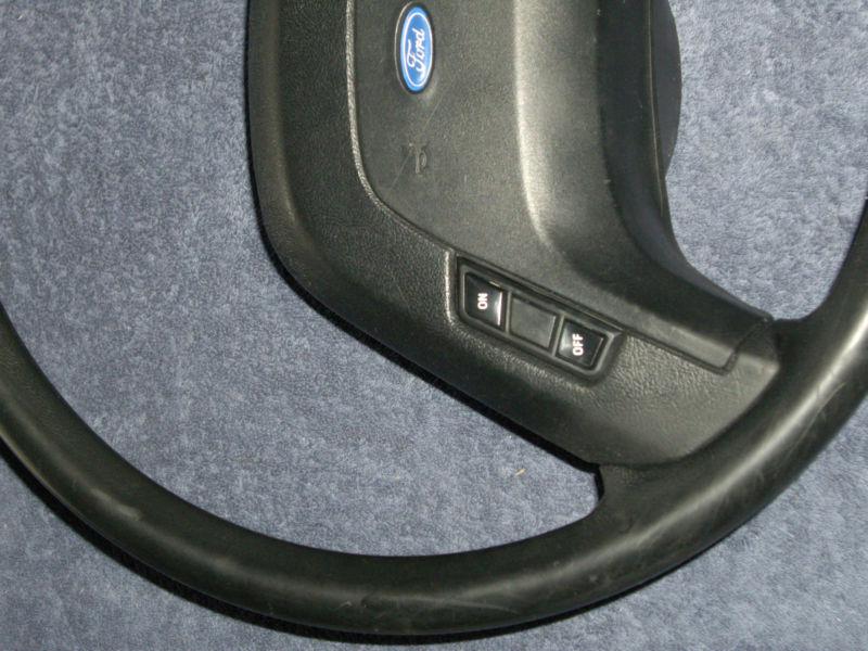 Early Ford Ranger & Bronco 2 Black Steering Wheel and Horn Pad w/ Cruise Control, US $120.00, image 2