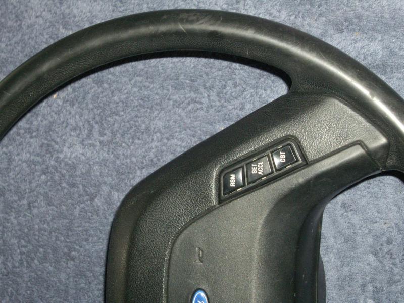 Early Ford Ranger & Bronco 2 Black Steering Wheel and Horn Pad w/ Cruise Control, US $120.00, image 3