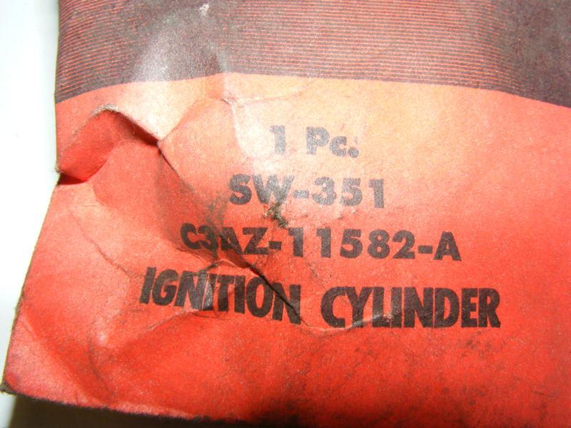 1960 61 62 63 64 65 66 67 68 FORD LOCK SET CYLINDER KEYS NOS NEW C3AZ-11582-A, US $24.99, image 4