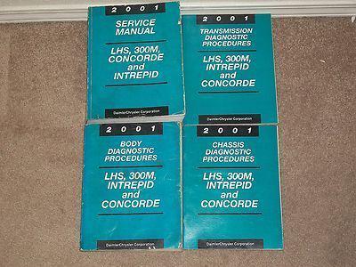 2001 chrysler concorde\300m\lhs and dodge intrepid factory service manual set