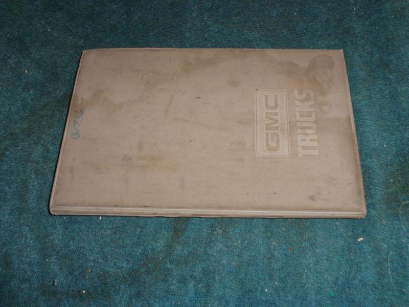 1986 GMC TRUCK OWNER'S MANUAL SET / ORIGINAL GUIDE BOOK SET 1500-3500 , US $29.50, image 4