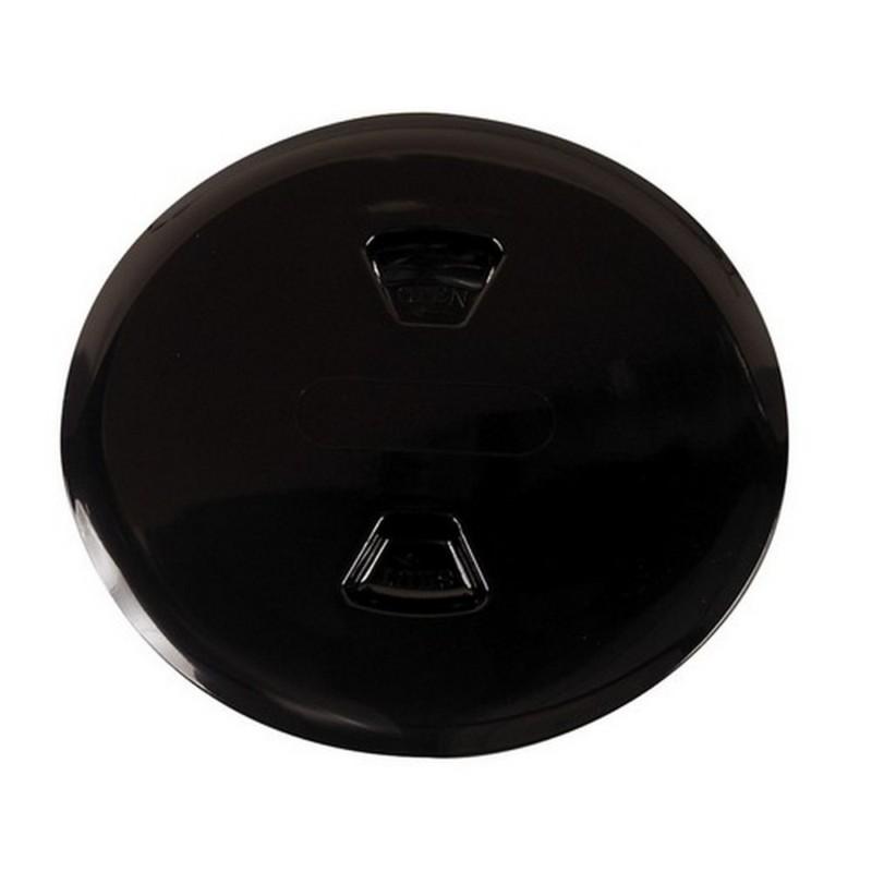 Beckson dp50b new black 5" twist-out marine deck plate