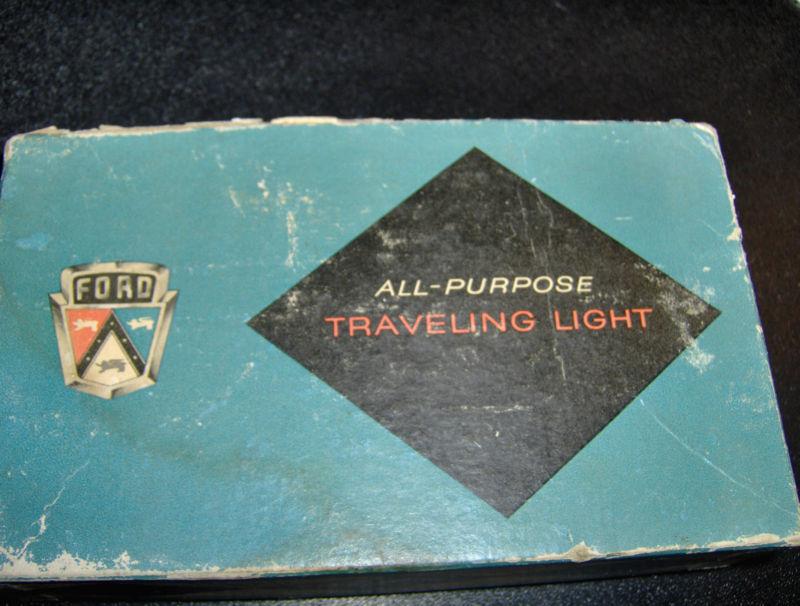 Nos vintage ford all purpose traveling light fomoco new in box