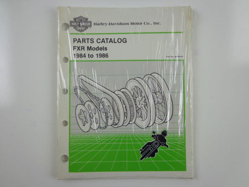 Sell Harley Davidson 198486 FXR Models Parts Catalog 9943986 in Not