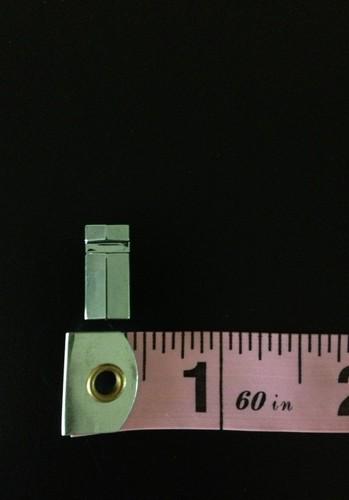 Small bmw 'i' emblem chrome oem single letter