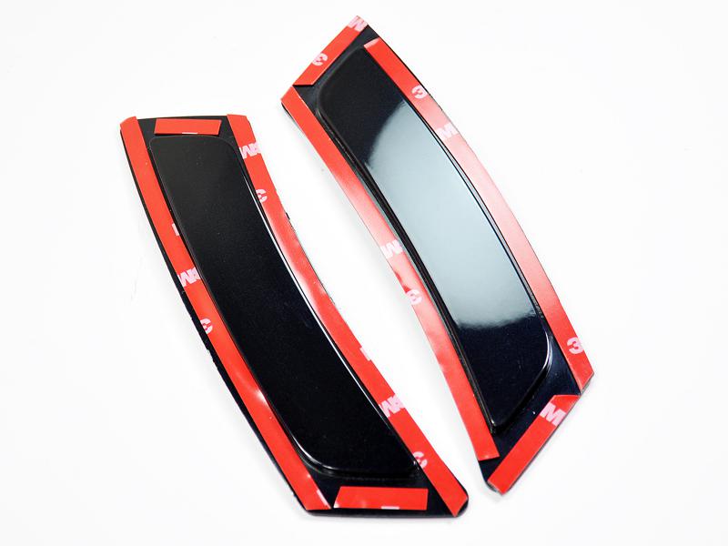 11-13 bmw f10 528i 535i f12 f13 carbon black metallic painted bumper reflectors