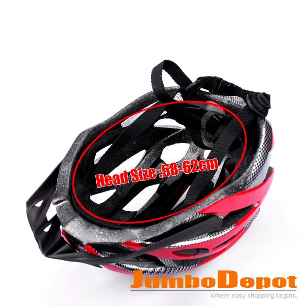 Cycling Bicycle Mountain Bike Adult Helmet Red Carbon 1 Pcs Set Foam Interior , US $17.99, image 3