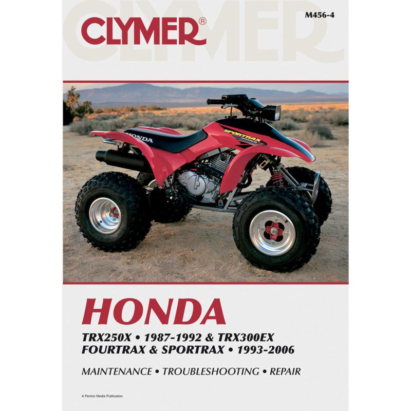 Clymer m456-4 repair service manual honda trx250x 87-92, trx300ex 93-04