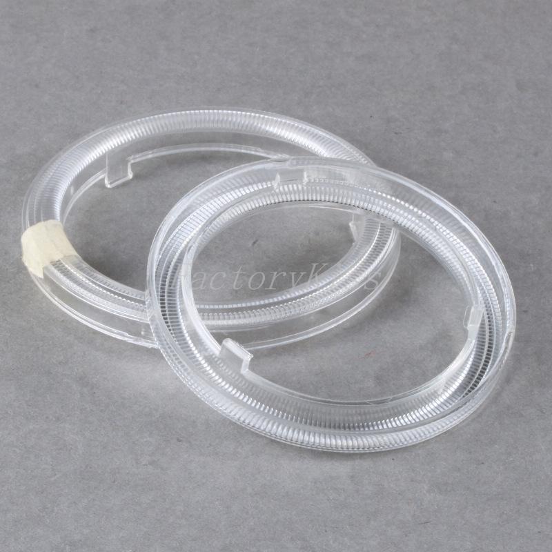 2pcs ccfl angel eyes light lamp cover ring aperture high transmittance 65mm 