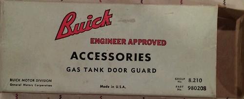 1961 buick fuel door guard