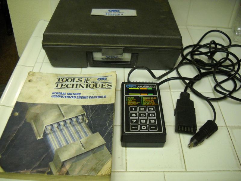 Otc monitor 4 model 3460 diagnostic tool automotive repair equipment