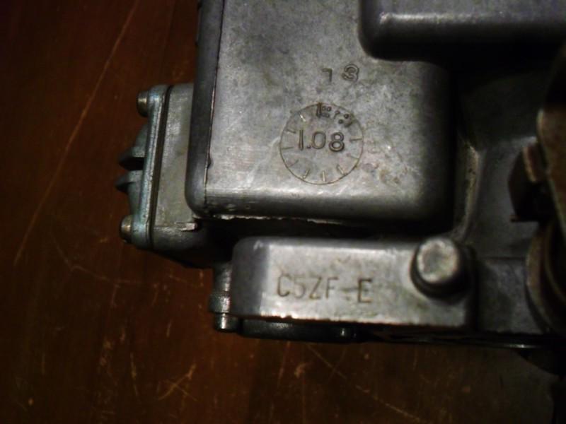 1965 FORD MUSTANG 4 BARREL CARBURETOR C5ZF E FOMOCO Hot tanked nice and clean, US $249.99, image 11