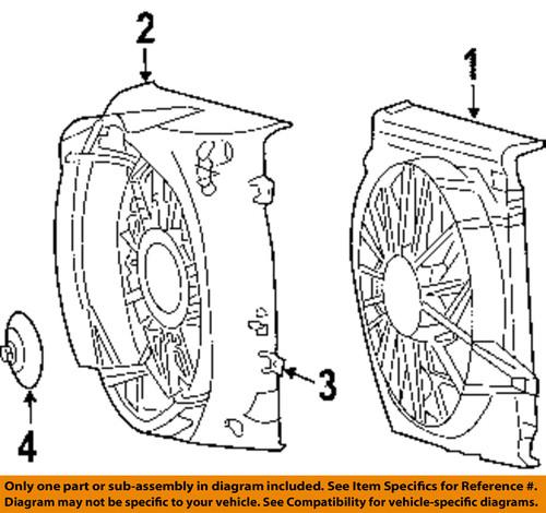 Mopar oem 55038106aa engine cooling fan clutch/cooling fan clutch