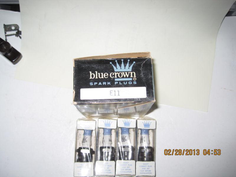 Blue Crown E11 Spark Plugs,1955-1956 Ford,Lincoln V8,1958-1960 292, Merc 312-368, US $29.99, image 3