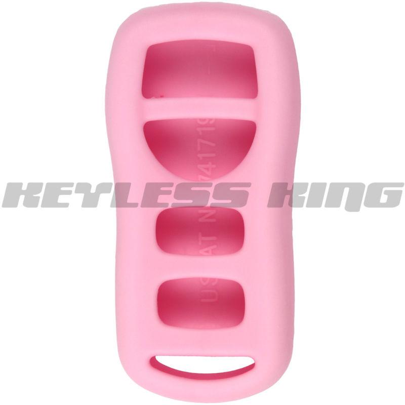 New pink keyless remote smart key fob clicker case skin jacket cover protector