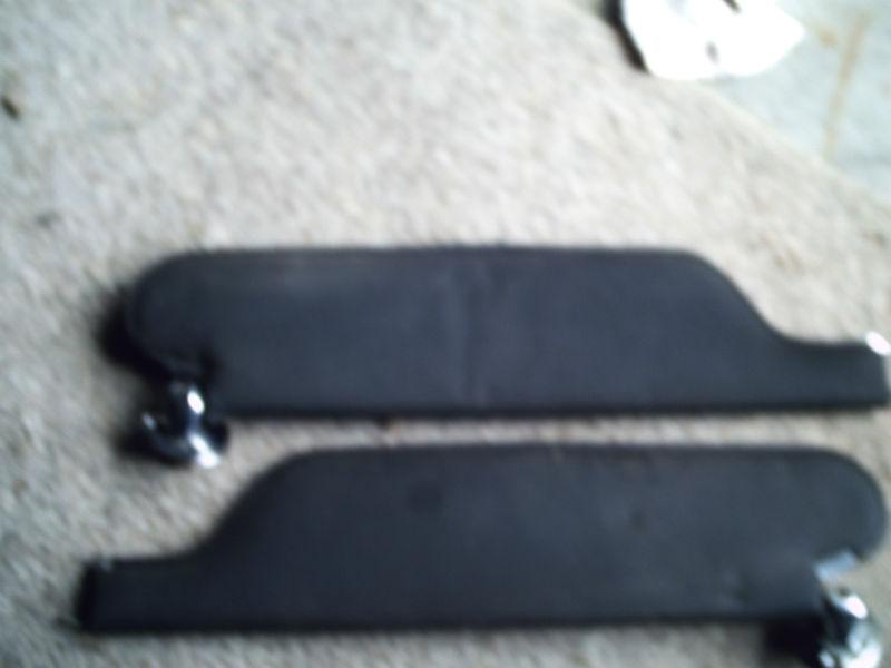 Black Sun Visors Set Chevelle Impala ElCamino 66 67 68 69 70 Exellent Shape, US $9.99, image 2
