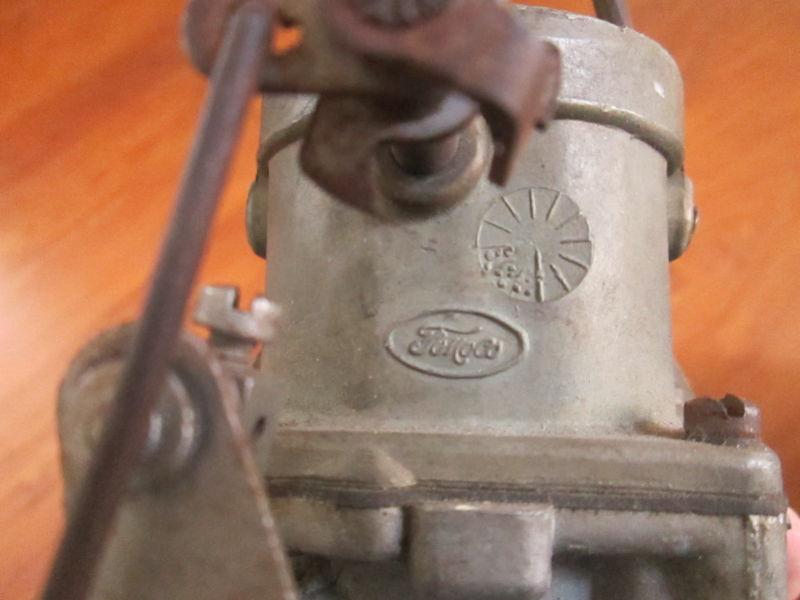 HOLLEY SINGLE BARREL FORD CARBURETOR FOMOCO BROKEN BODY SELLING AS PARTS ONLY, US $20.00, image 3