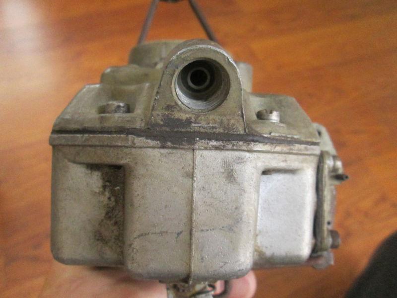 HOLLEY SINGLE BARREL FORD CARBURETOR FOMOCO BROKEN BODY SELLING AS PARTS ONLY, US $20.00, image 8