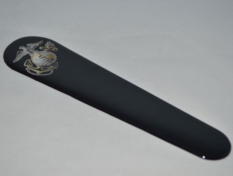 Charcoal "usmc" dash insert decal for 2008 - 2013 harley flhx street glide 