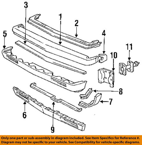 Chrysler oem 5263132 front bumper-extension retainer