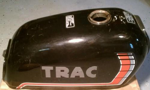 Trac hawk sprint moped scooter gas tank vintage oem cafe rat bike tank