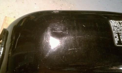 Trac hawk sprint moped scooter gas tank vintage oem cafe rat bike tank, US $155.00, image 3