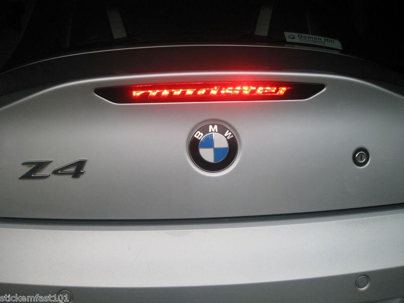 Sell BMW Z4 E85 Roadster 3rd brake light decal overlay 03 04 05 06 07 08 in Ships to N. America
